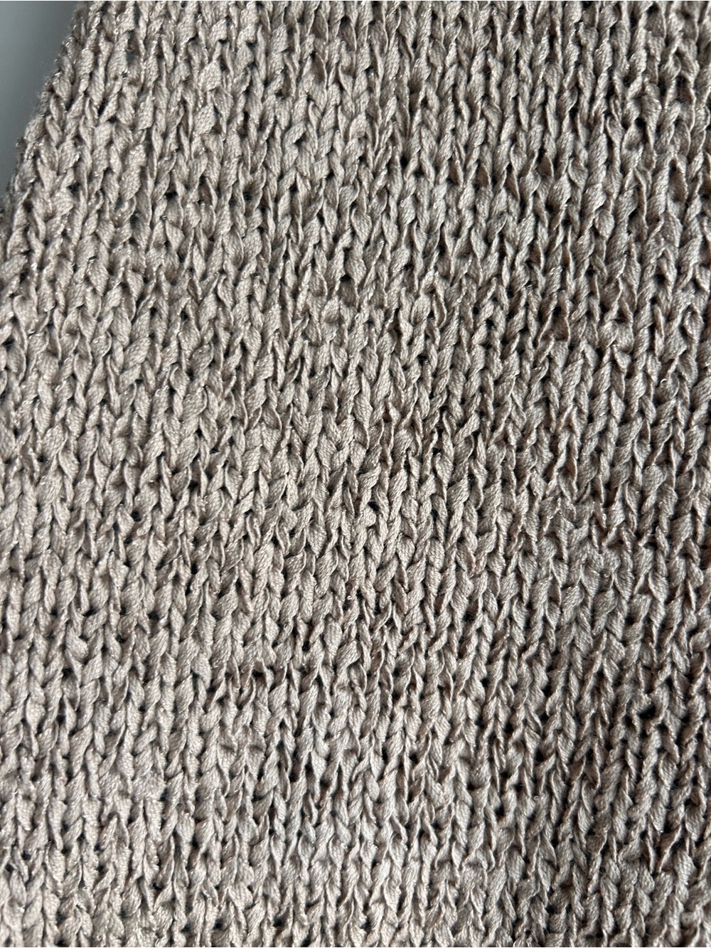 Classic Sleeveless Knit Sweater Vest in Beige - Picture 7 of 9